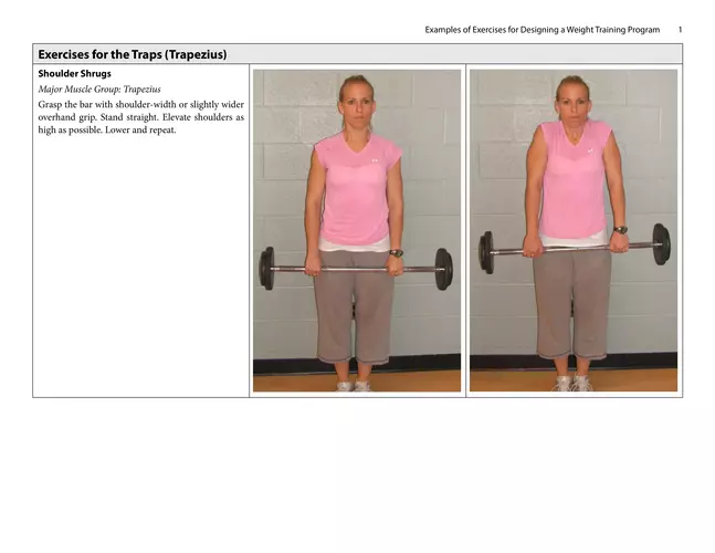 Exercises for the Traps (Trapezius)
