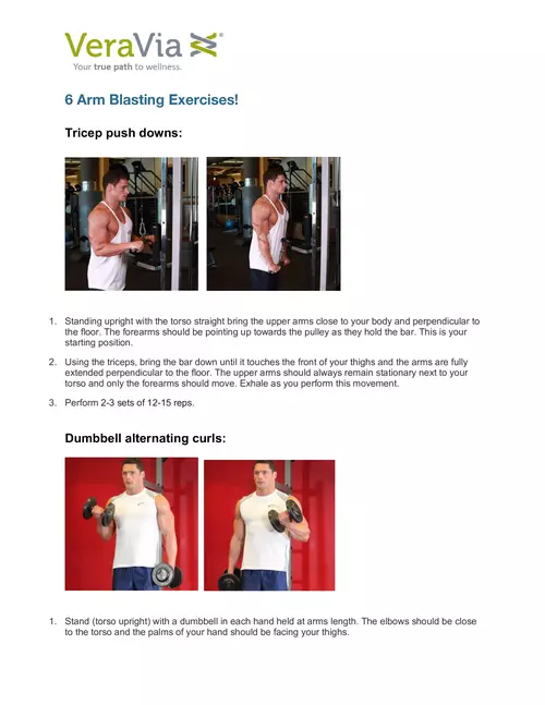 6 Arm Blasting Exercises! - VeraVia