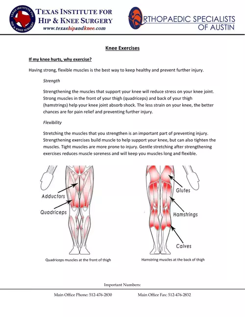  Knee Exercises