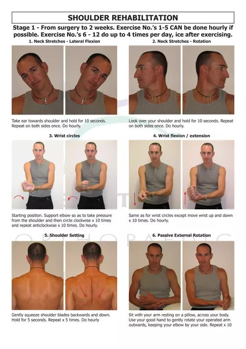 SHOULDER REHABILITATION
